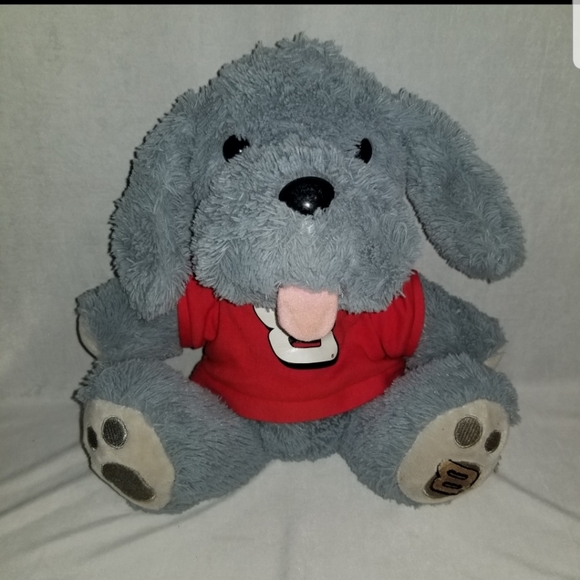NASCAR Fuzzy Plush Gray Dog # 8 Dale Jr. 12" - Picture 5 of 9